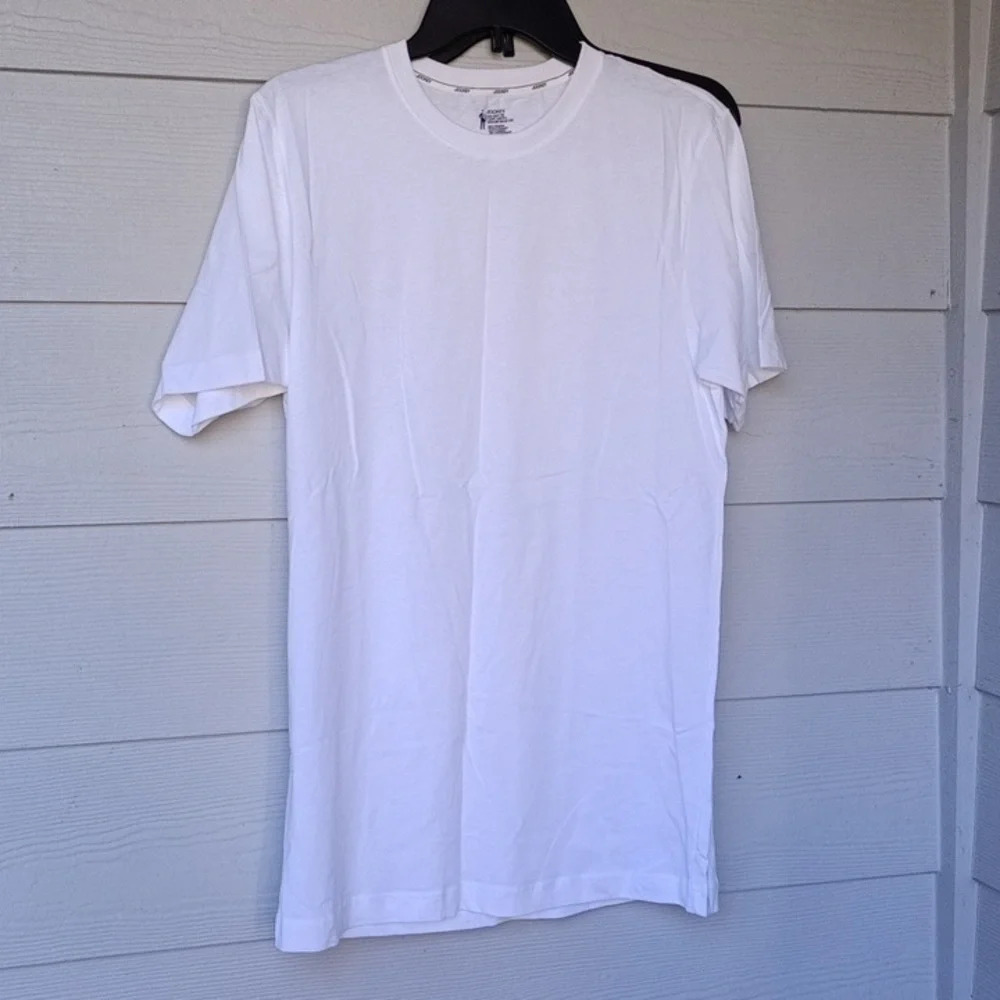 NWOT Jockey men's brand new white T-shirt. Size medium (38-40). C265​​​​​​